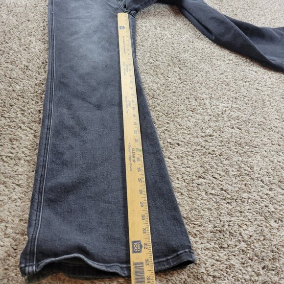 KanCan Jeans Women’s 15/31 Gray Flare Dark Wash Denim - Picture 5 of 9